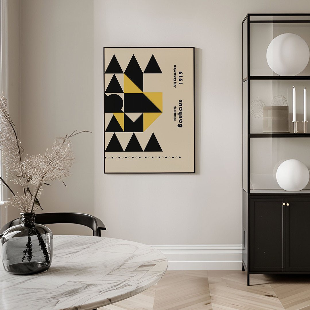Geometrische vlakverdeling Poster