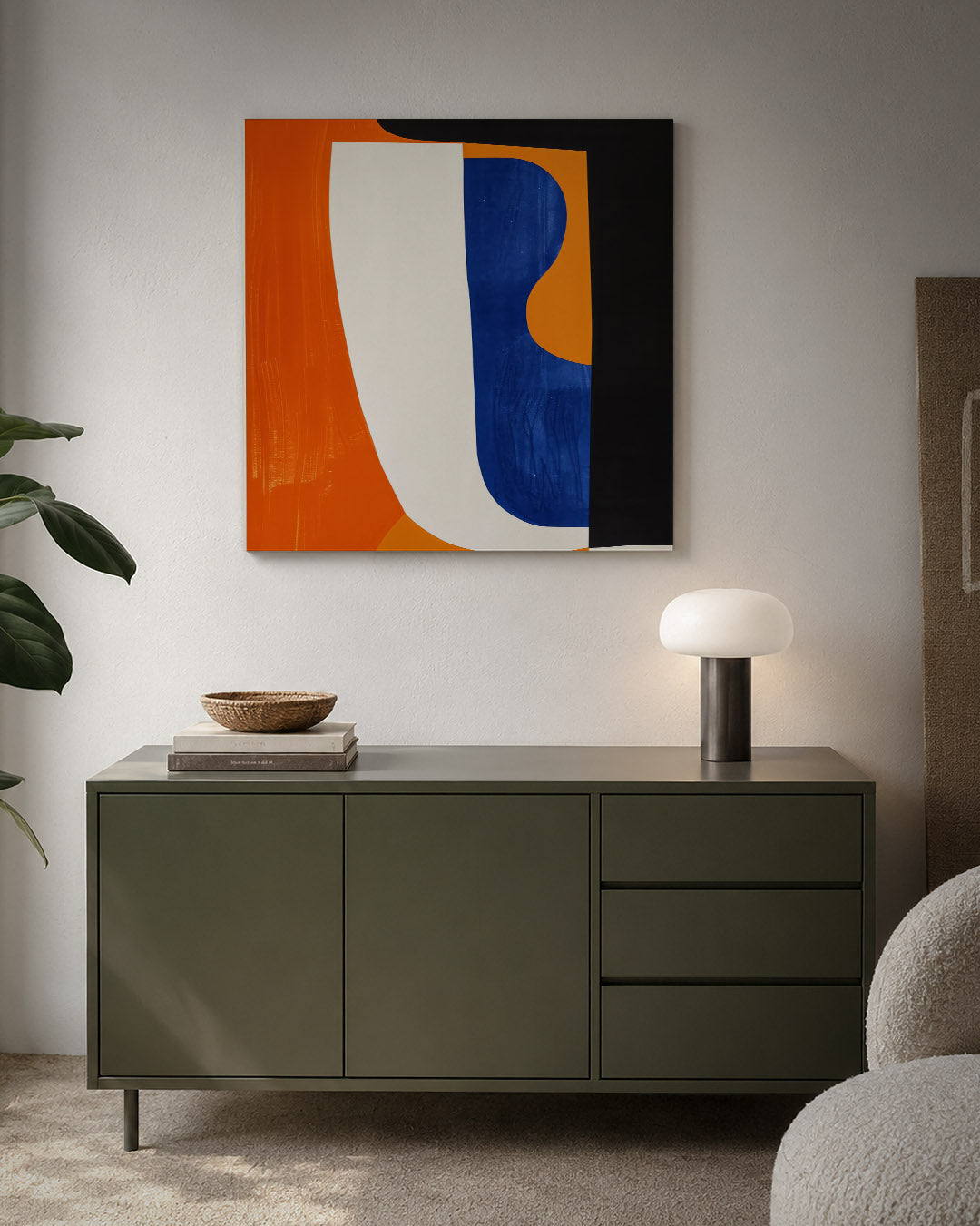 Vormenspel in kleur Kunstwerk