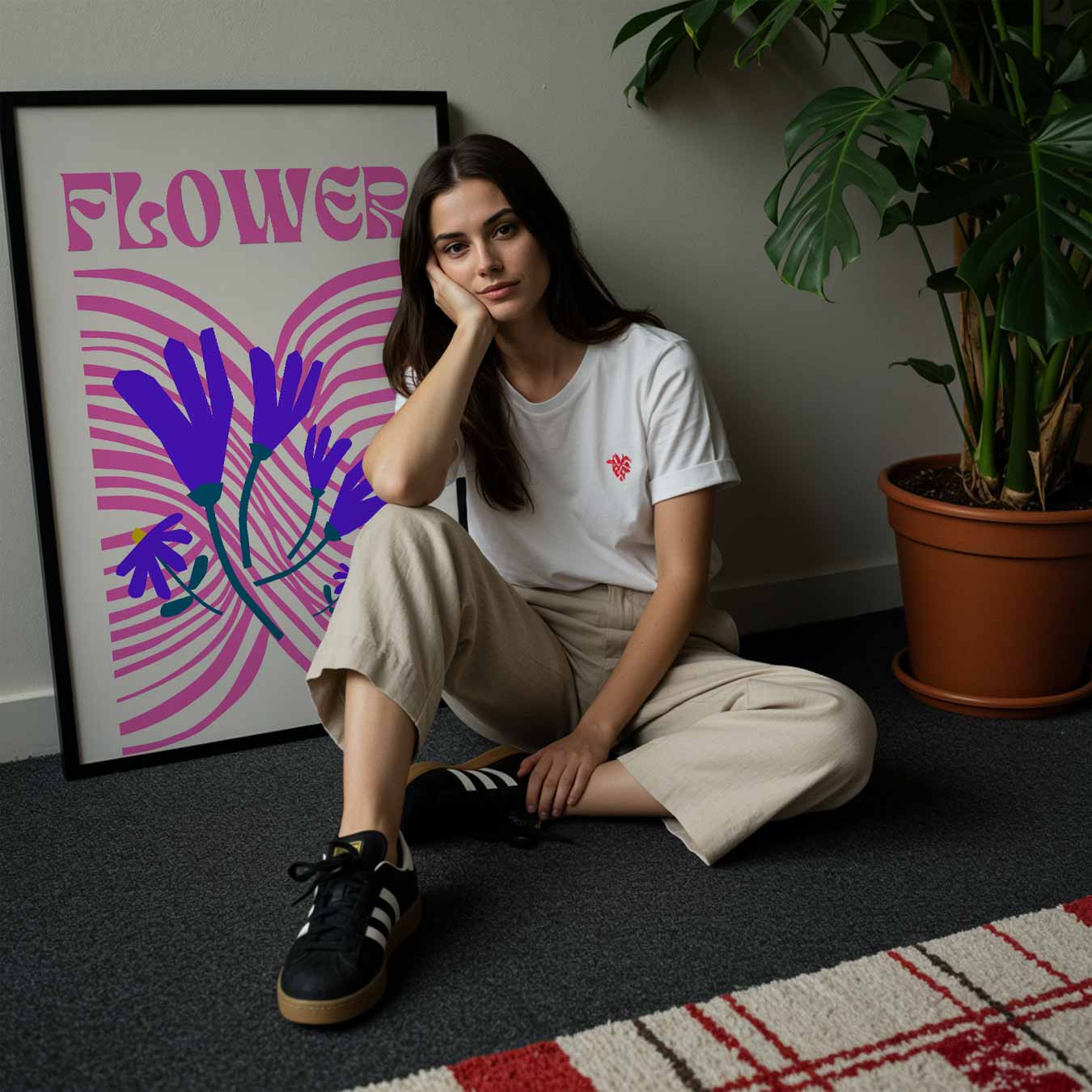 Bloemenmagie Poster-WallArtistic