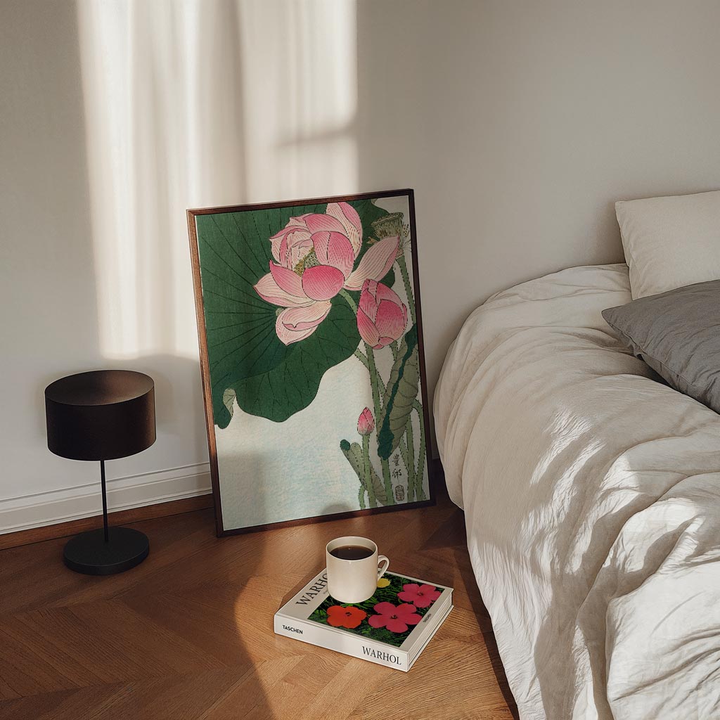 Lotus Sierlijkheid Poster-WallArtistic