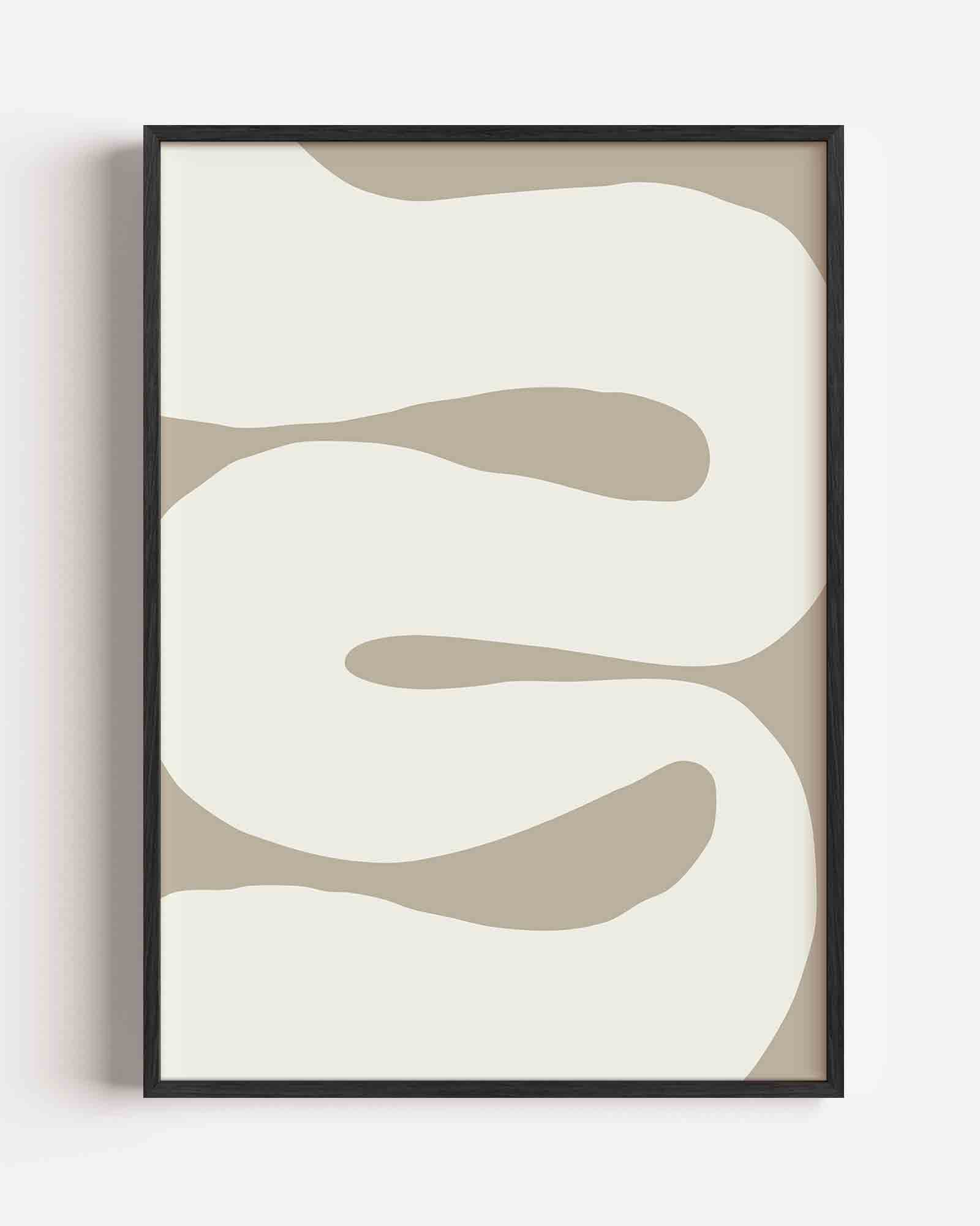 Organische vormen Poster