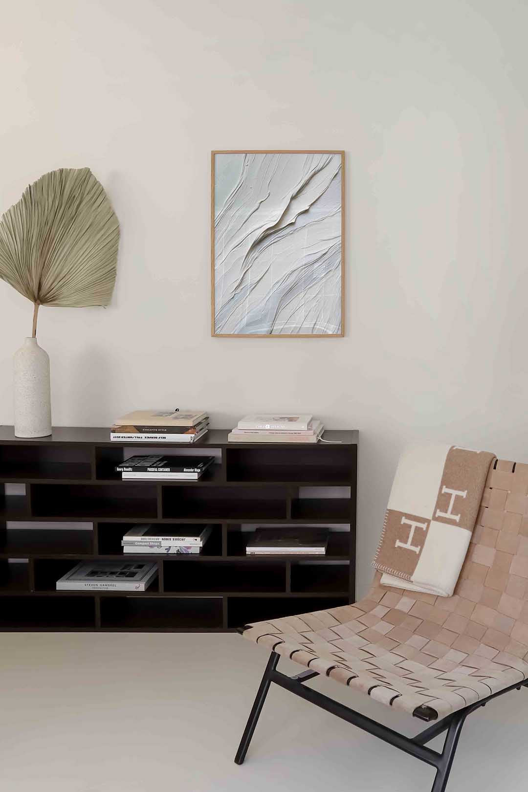 Witte textuur Poster