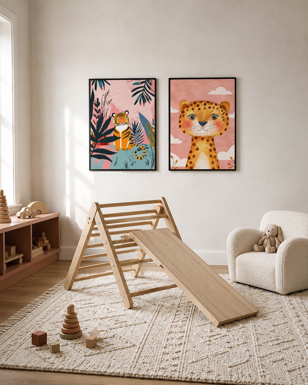 Tropische tijger Posterset