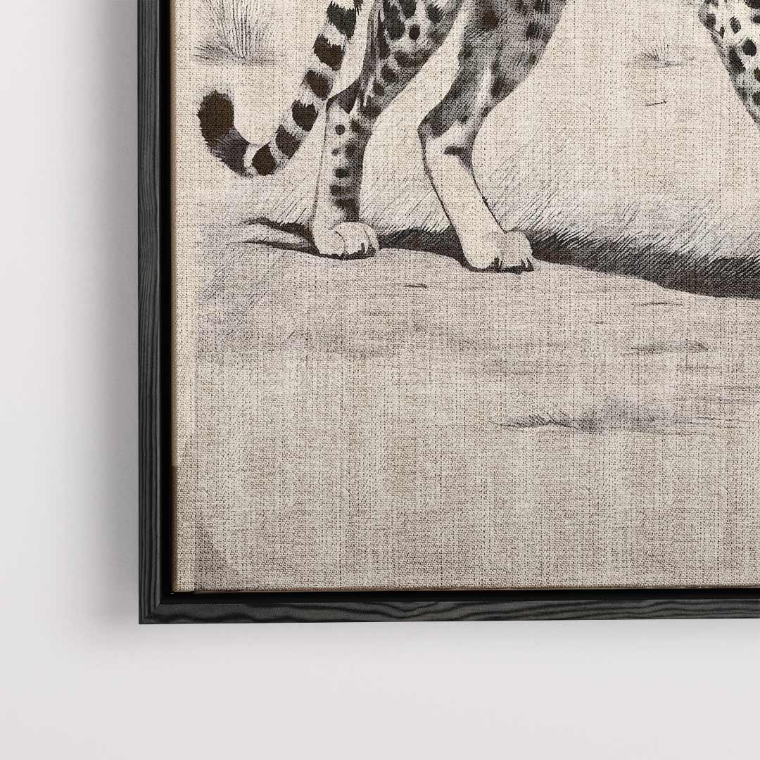 Majestätischer Gepard in der Savanne (Kunstwerk)