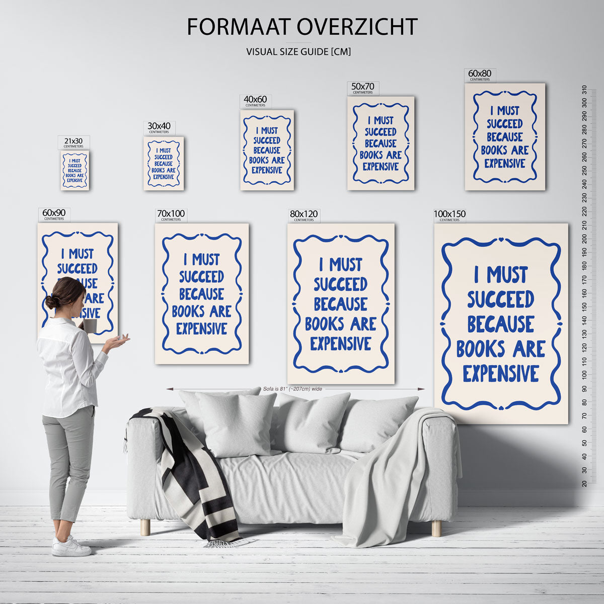 Motiverende tekst Poster