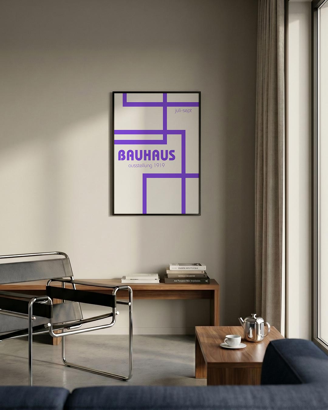 Lijnen en vlakken Poster