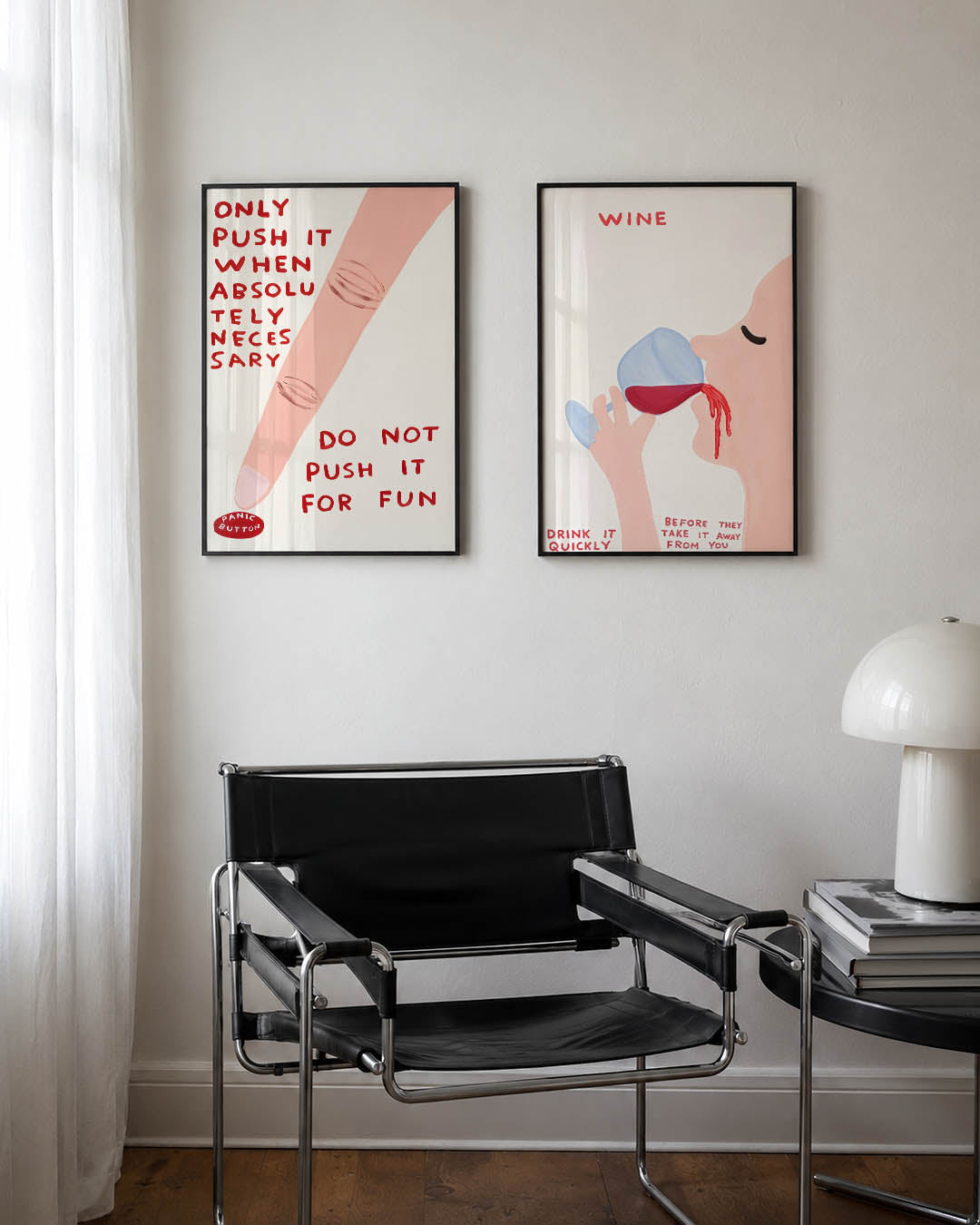 Kleur en tekst Posterset