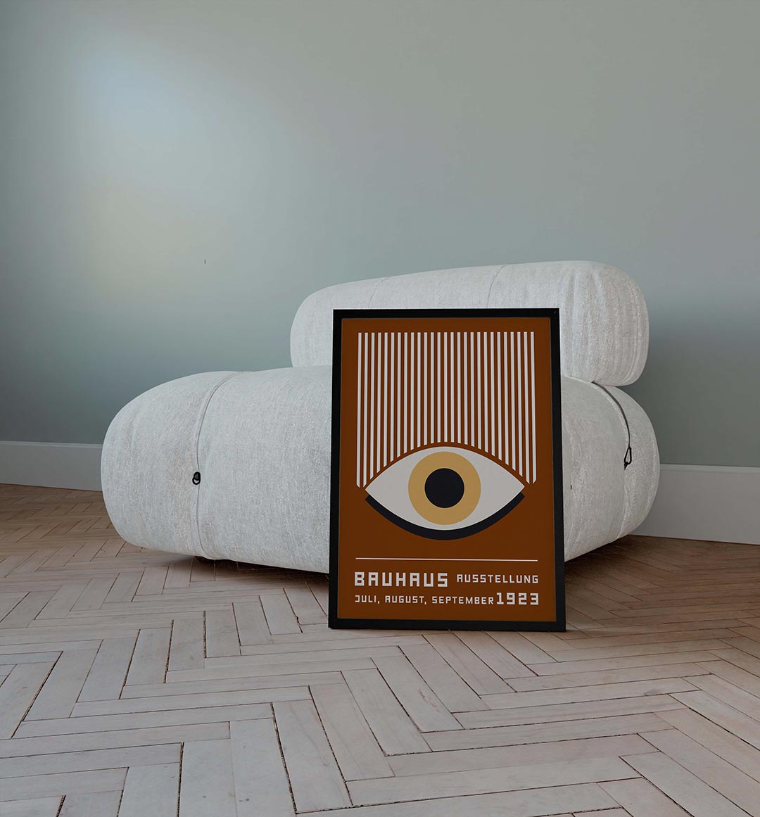 Oog en lijnen Poster