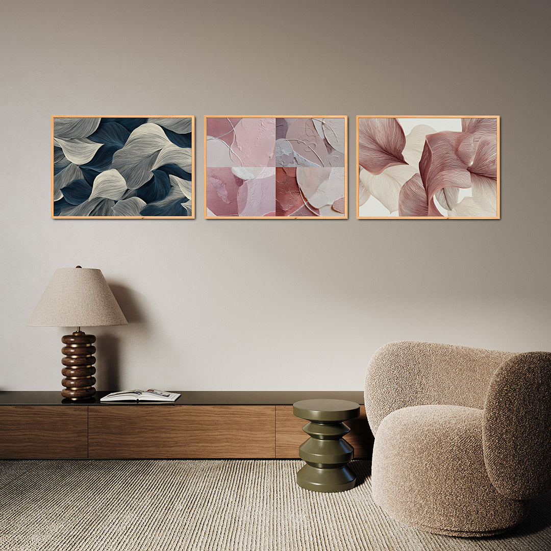 Golvend lijnenspel Posterset