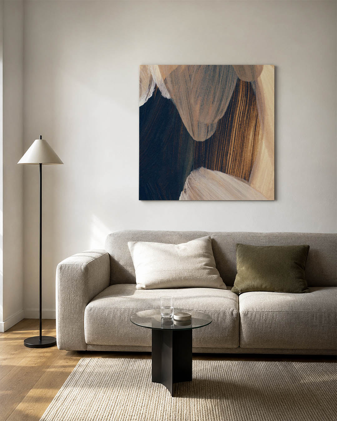Organische borstels Kunstwerk