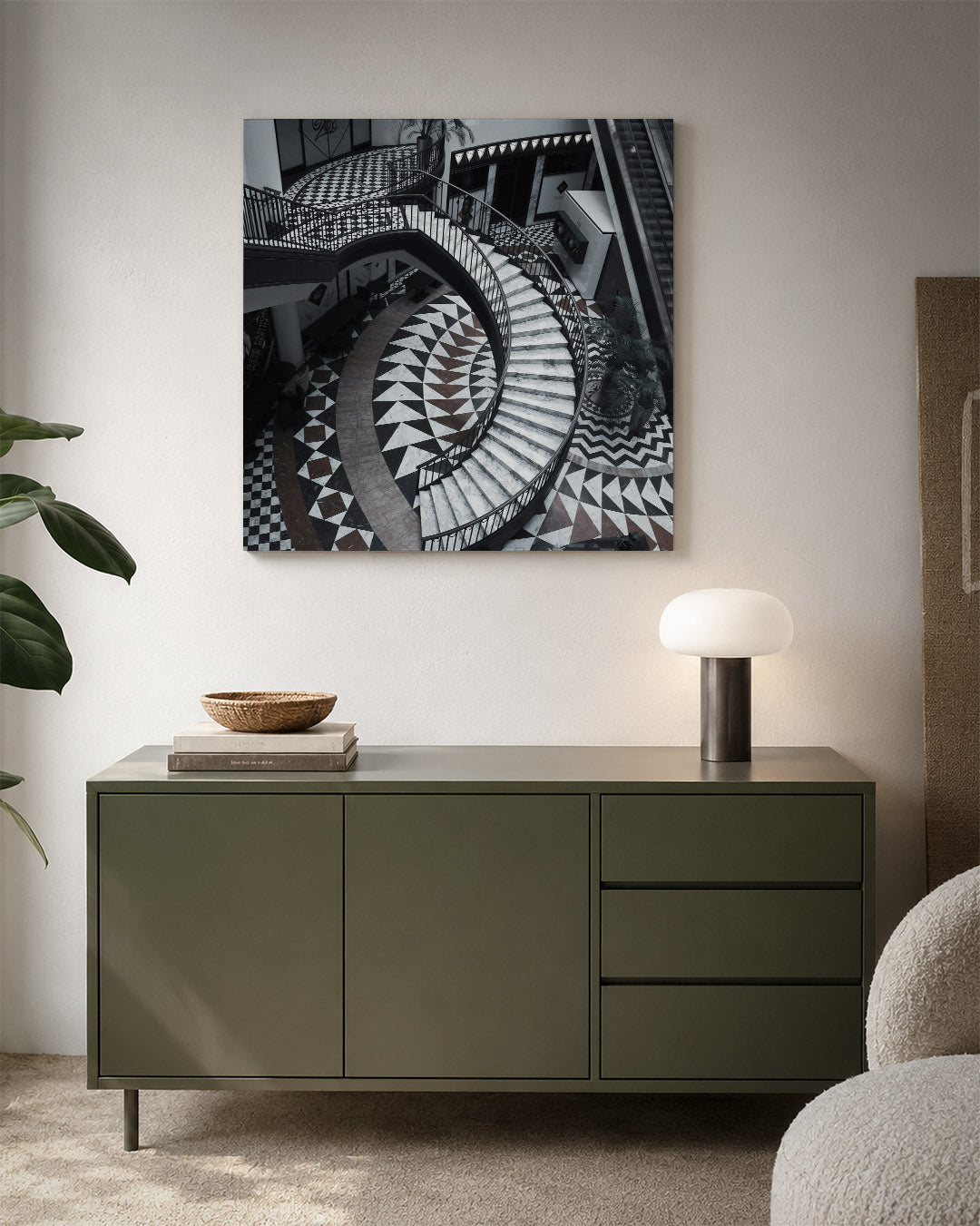 Geometrische trappen Kunstwerk