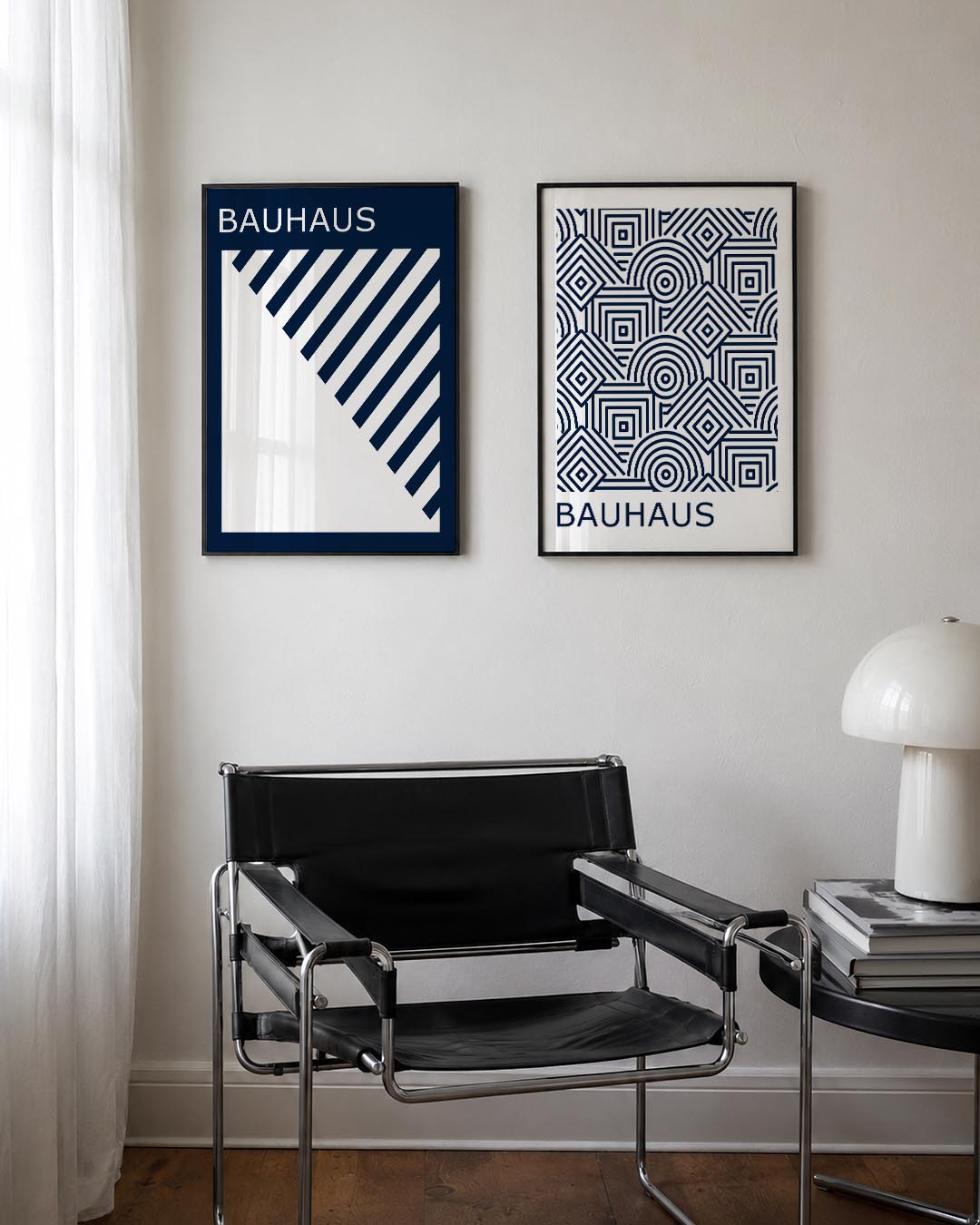 Diagonal strepen Posterset