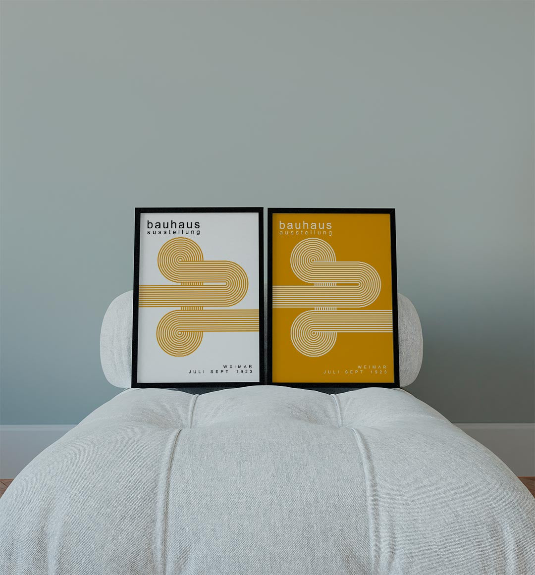 Lijnenspel en cirkelritme Posterset