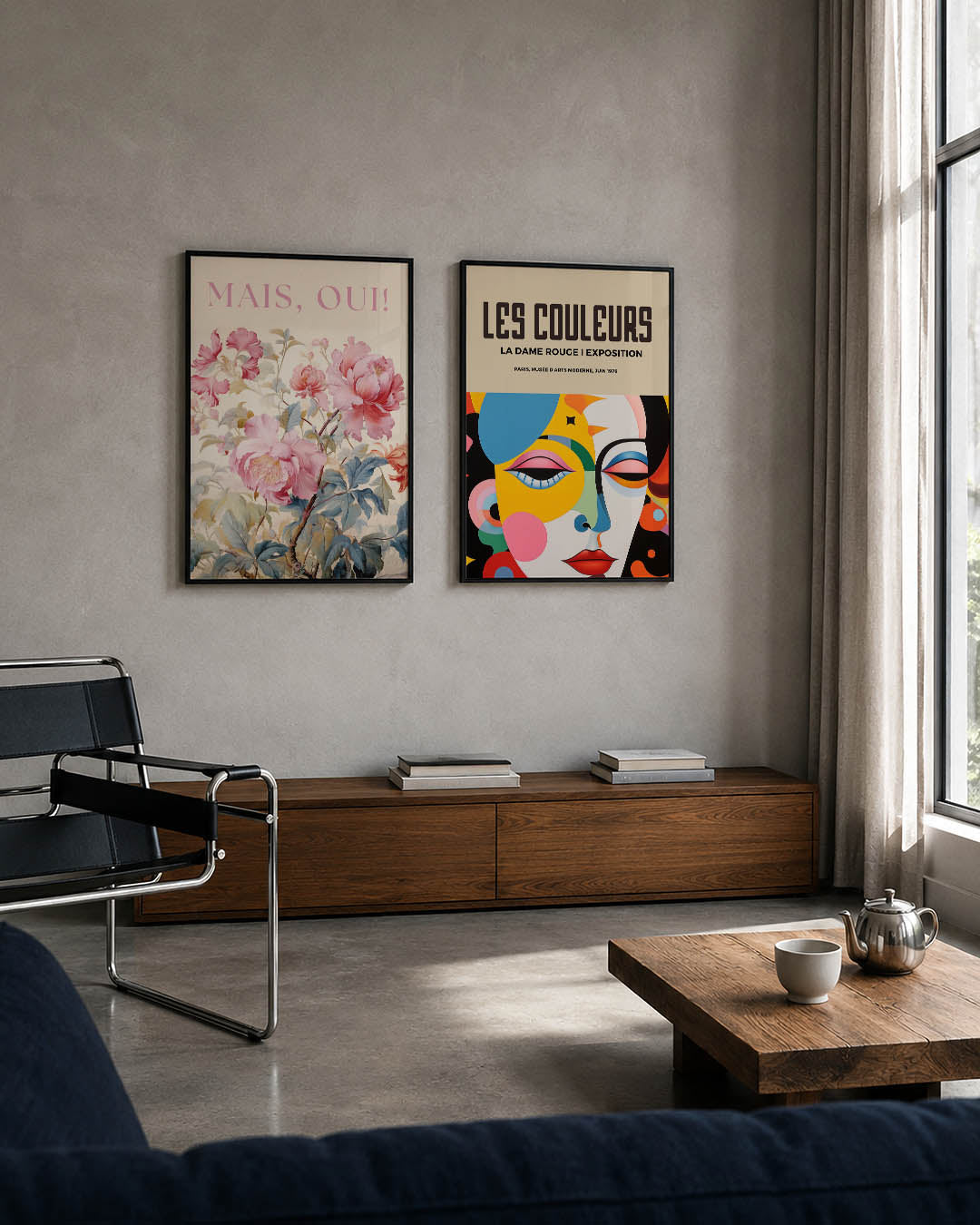 Bloemrijke elegantie Posterset