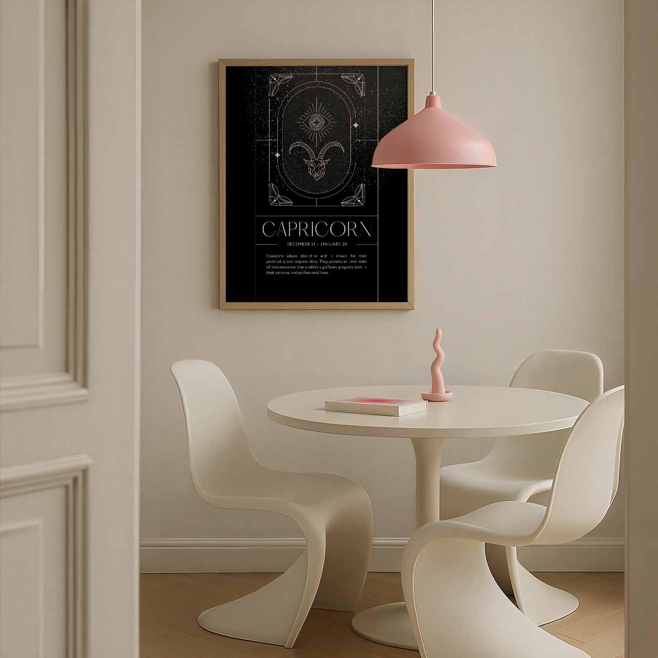 Mystieke Steenbok Inspiratieposter-WallArtistic
