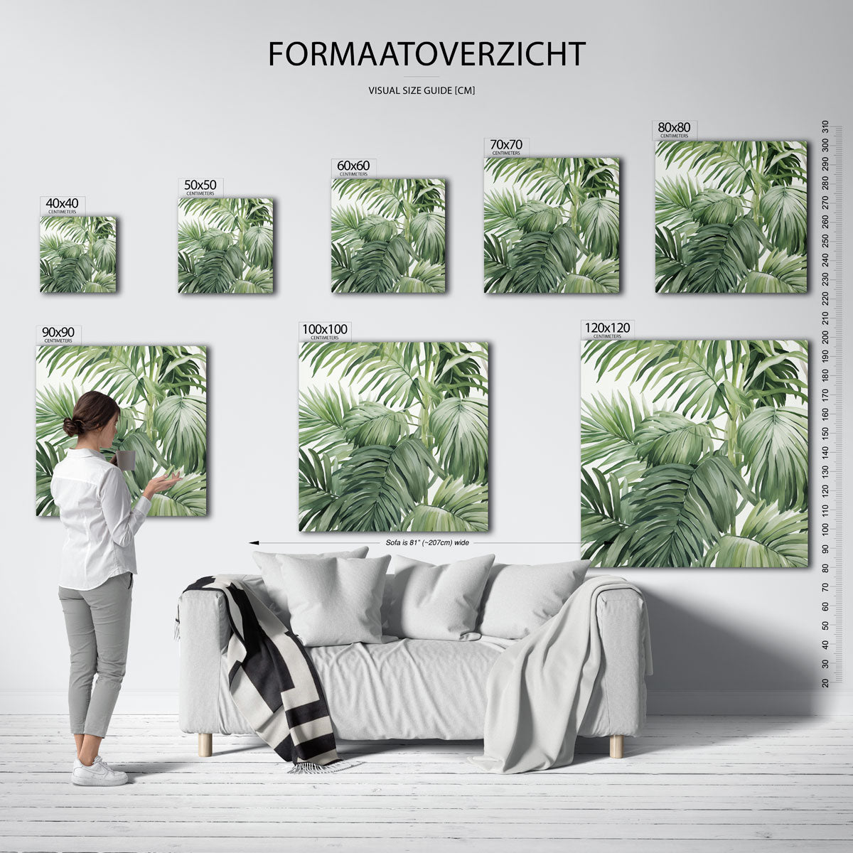 Groene bladeren Poster