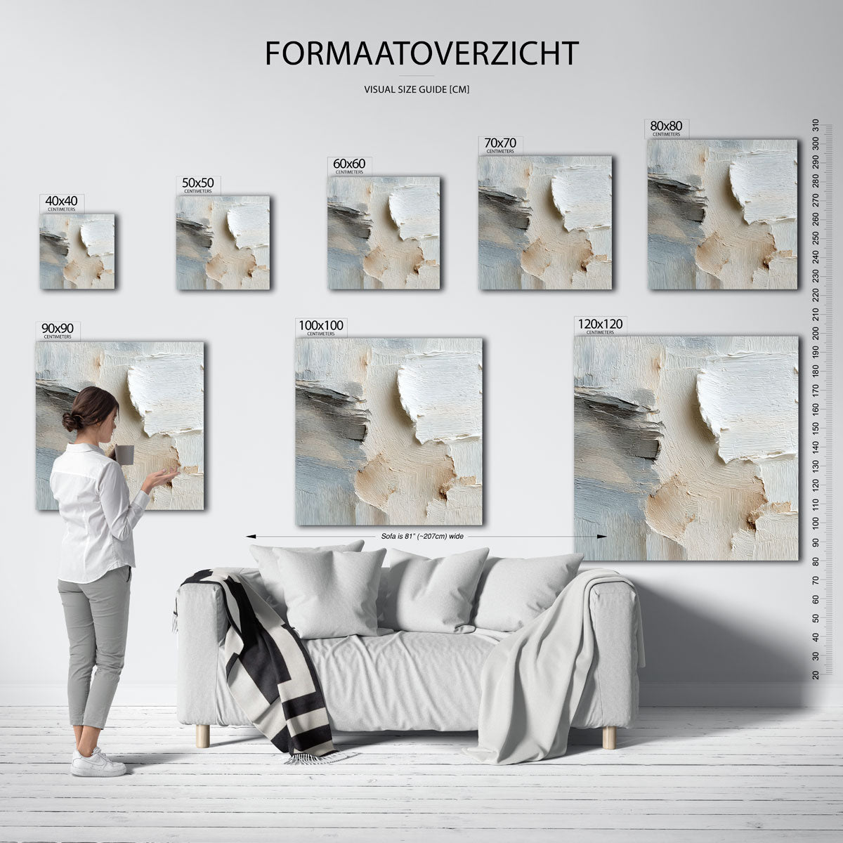 Abstracte textuur Poster