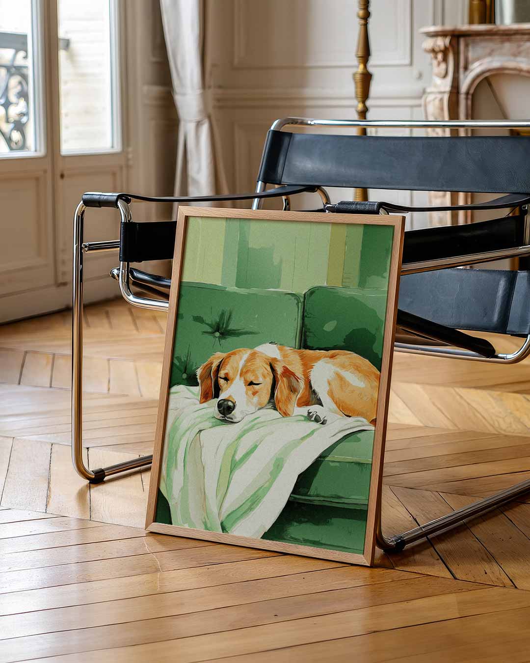 Slaapkamergezelschap: Schattige Hond Poster-WallArtistic