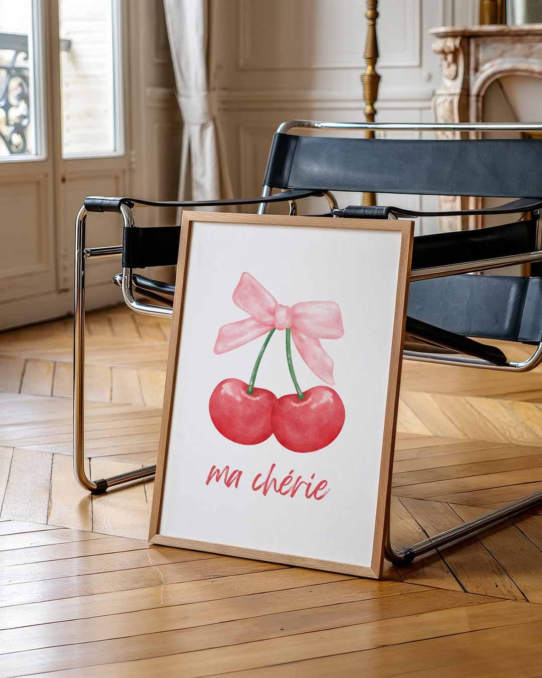 Ma Chérie Cherry Poster-WallArtistic