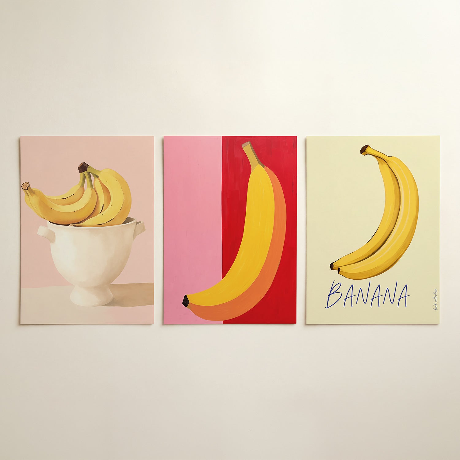 Fruit en vormen Posterset