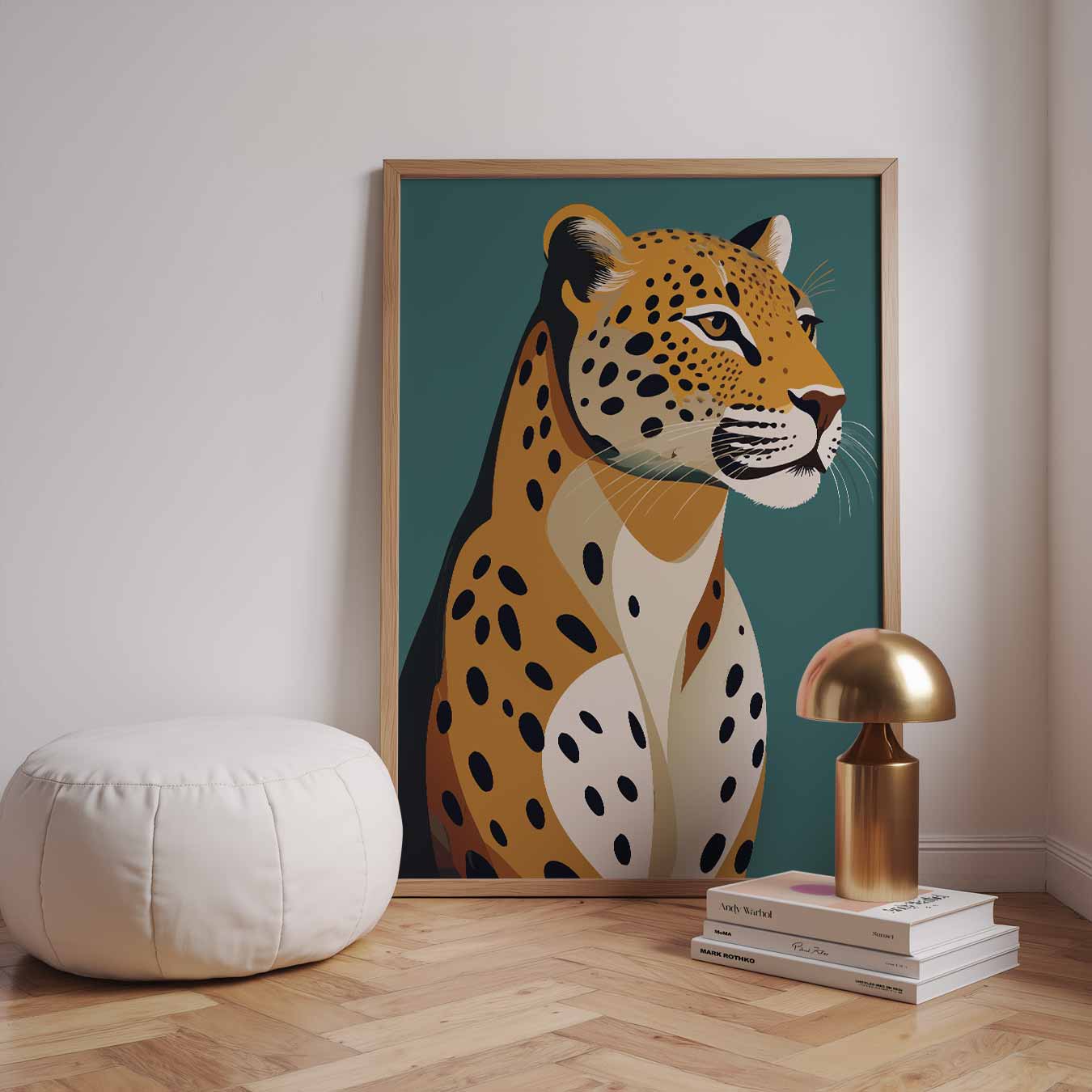 Majestueuze Luipaard Poster-WallArtistic