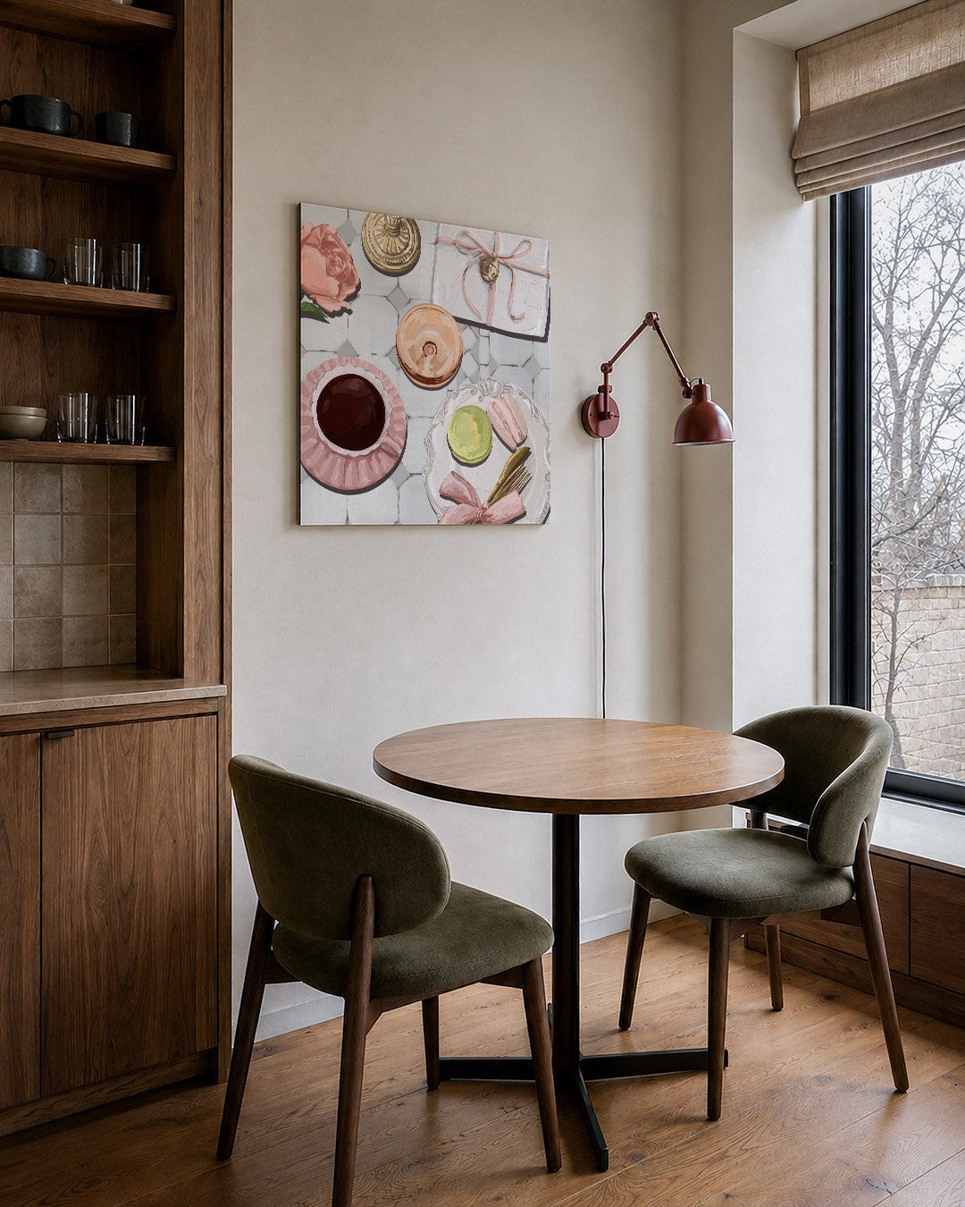 Elegante tafelscène Kunstwerk
