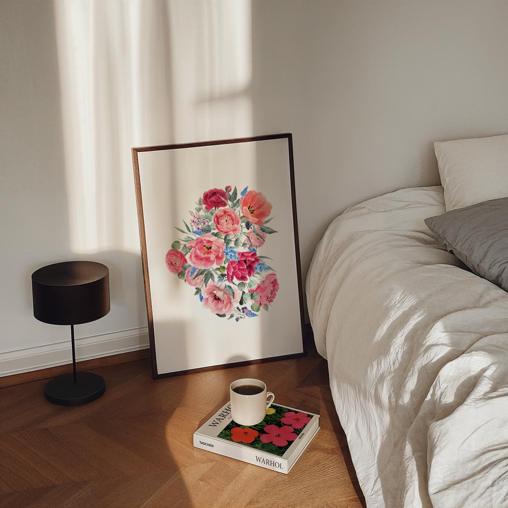 Bloemenpracht Wanddecoratie Poster-WallArtistic