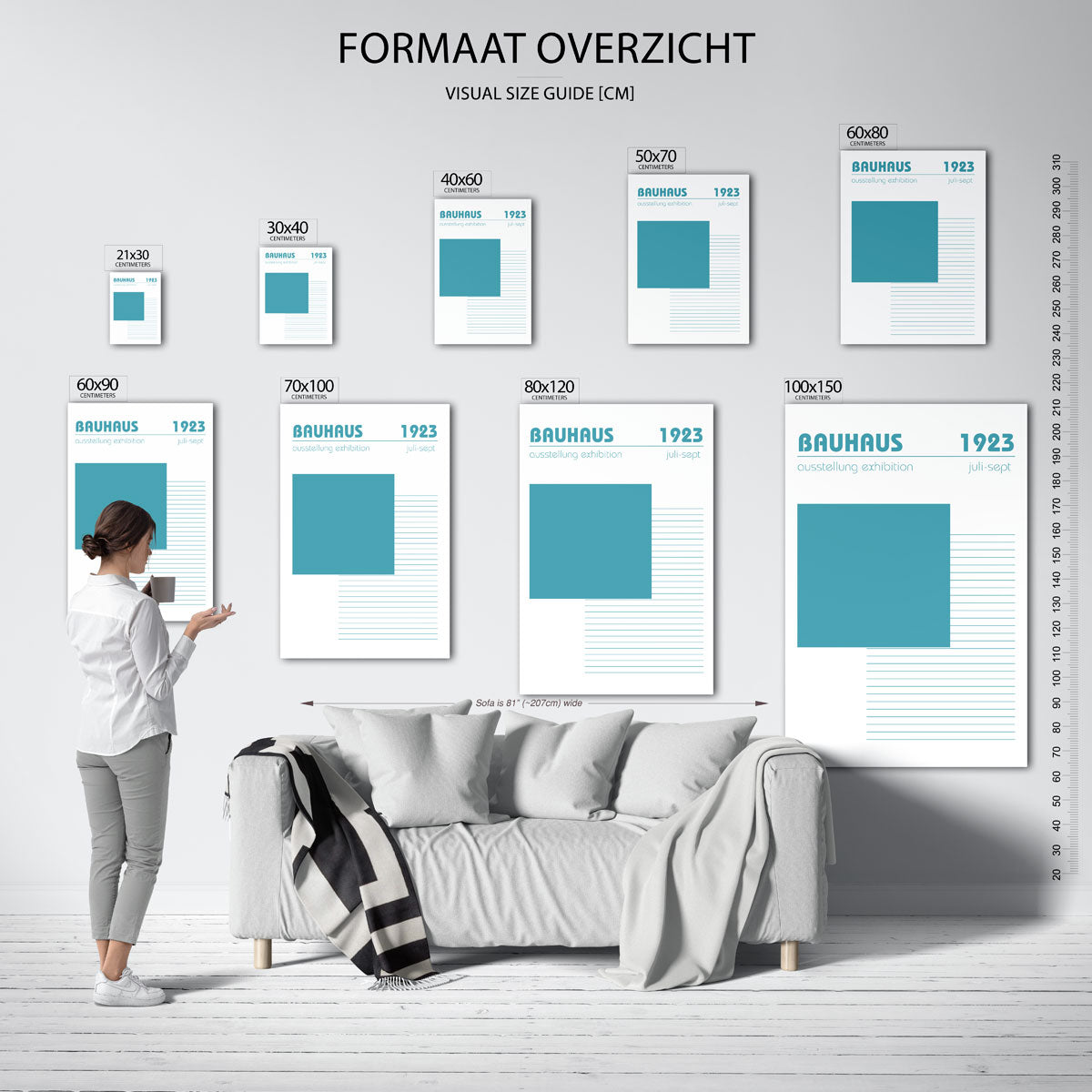 Vorm en lijnen Poster