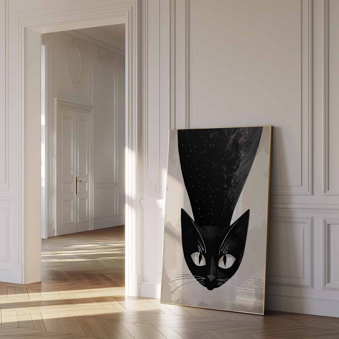 Stijlvolle Kattenposter-WallArtistic