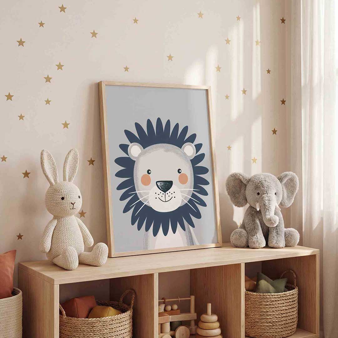 Leeuw met manen Poster