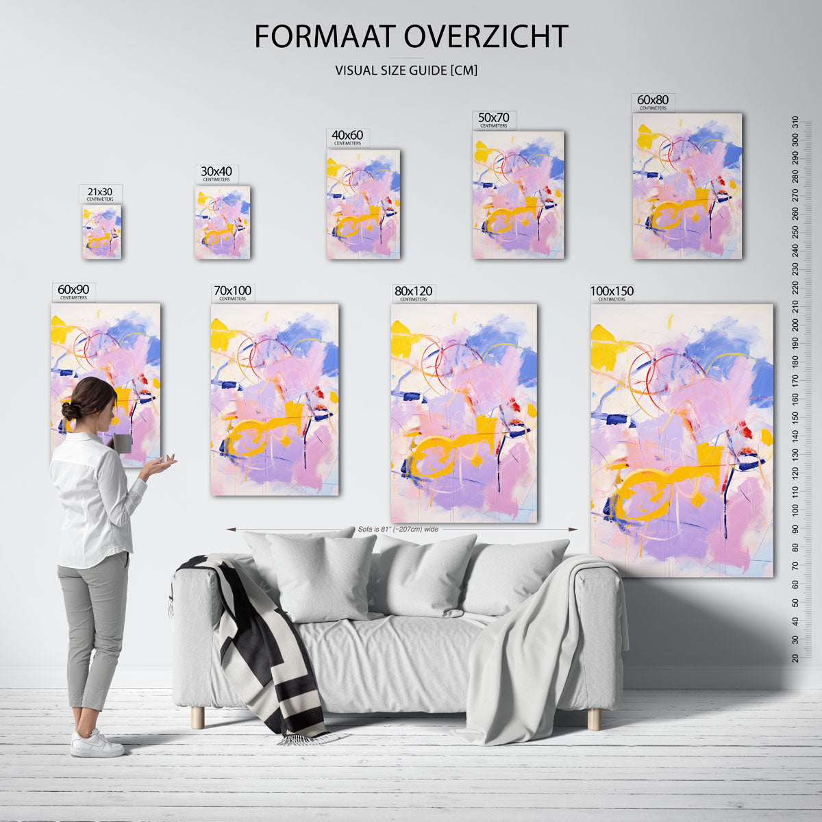 Abstracte vormen Poster