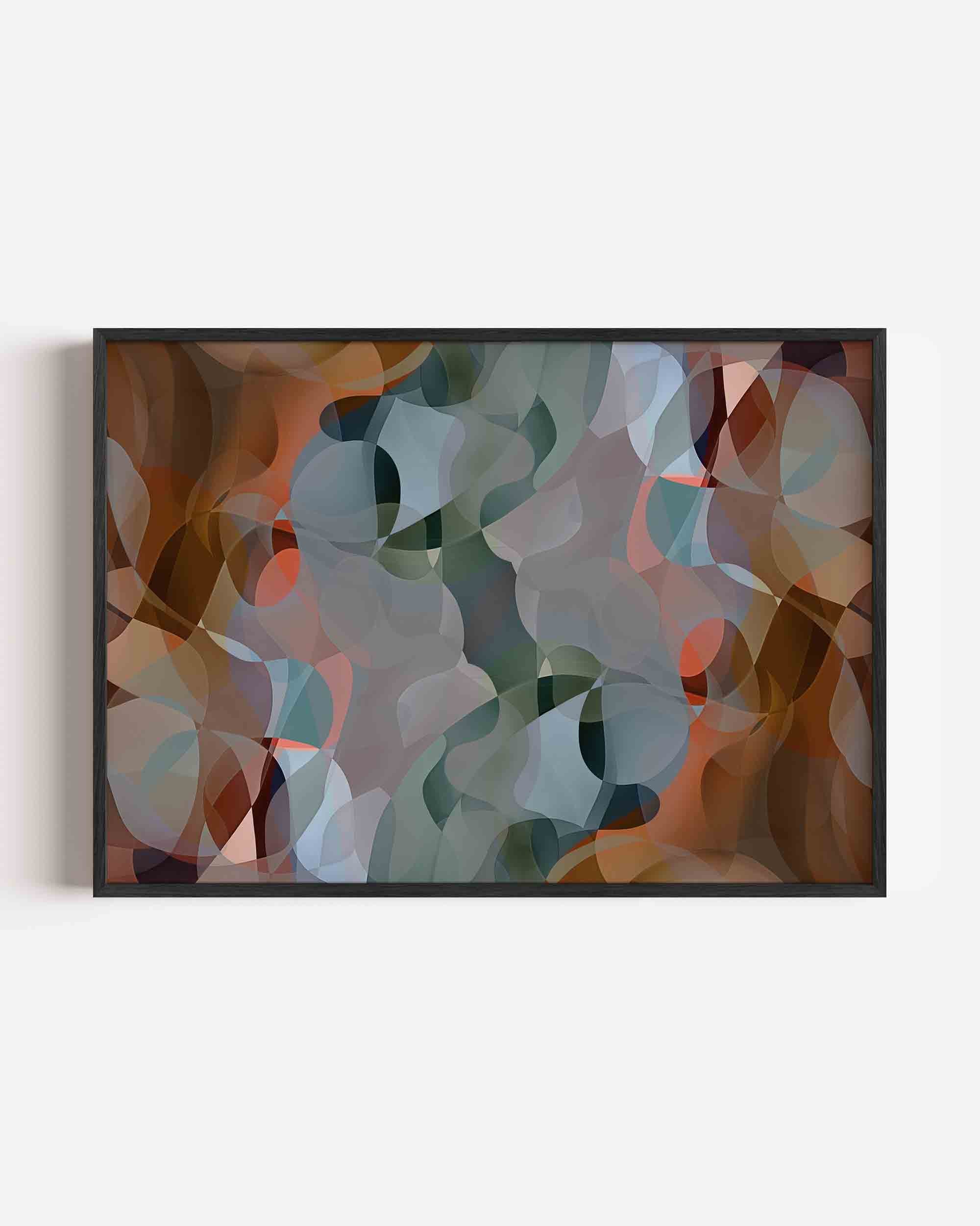 Abstracte vormen Poster