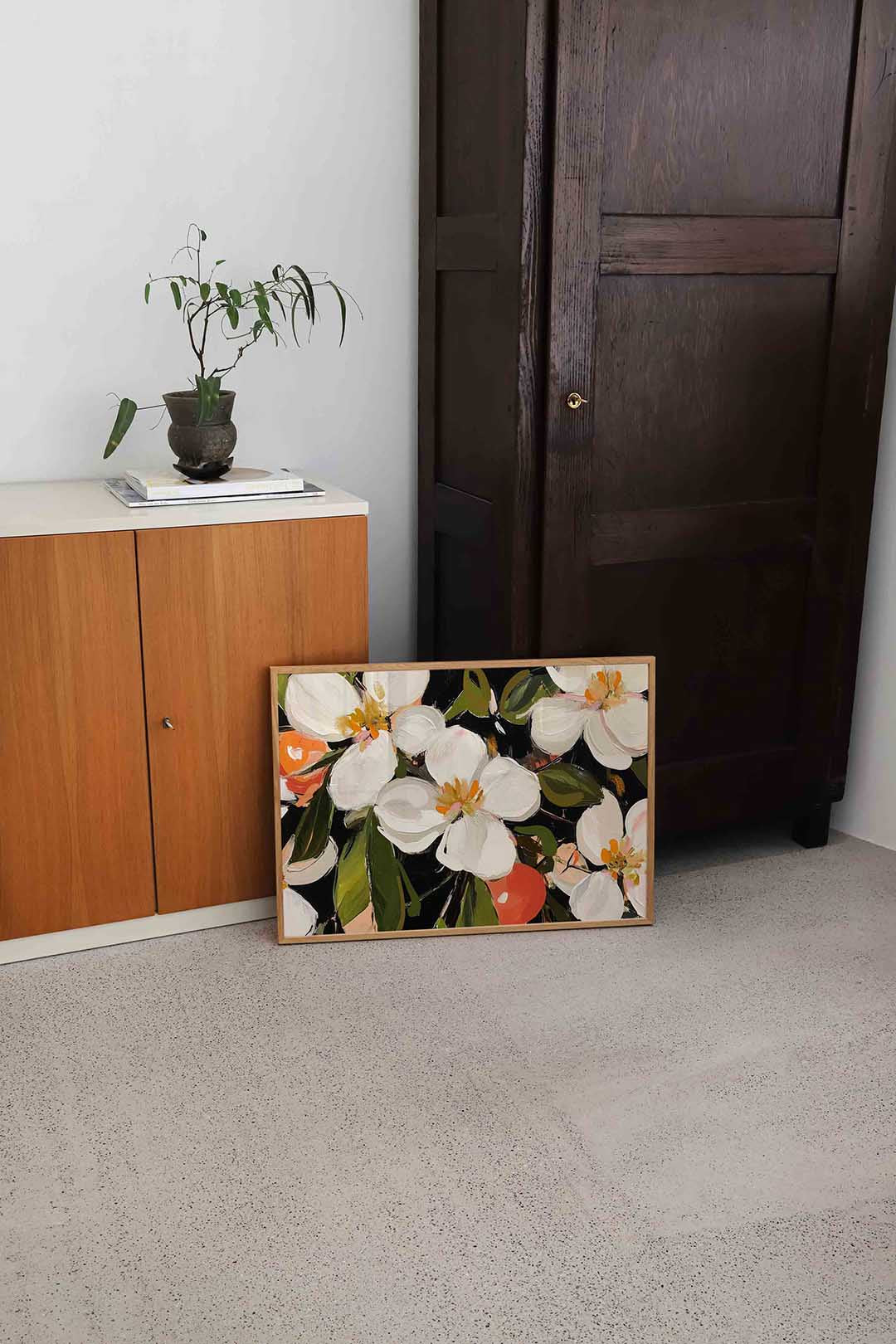 Bloemen en bladeren Poster