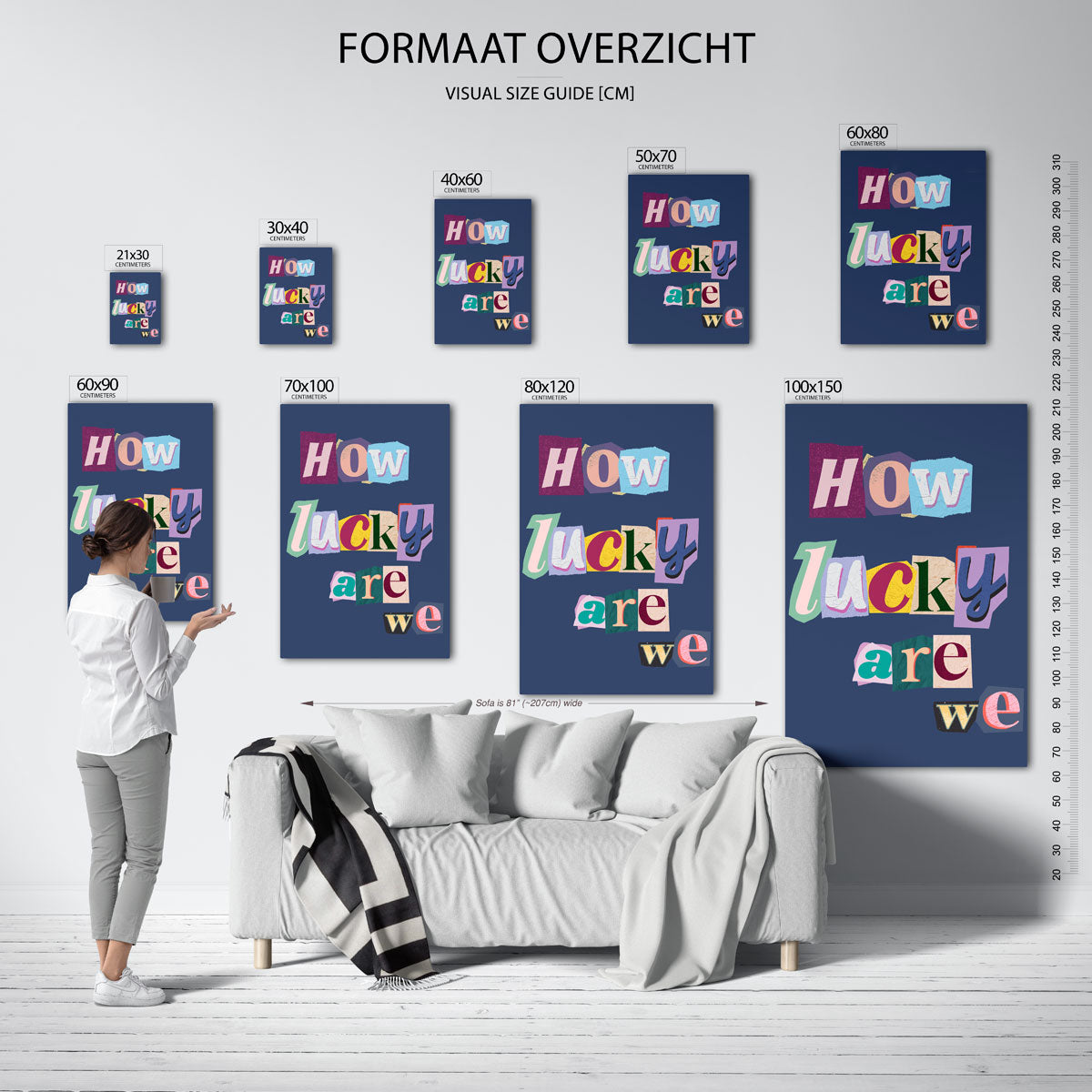How lucky are we Poster
