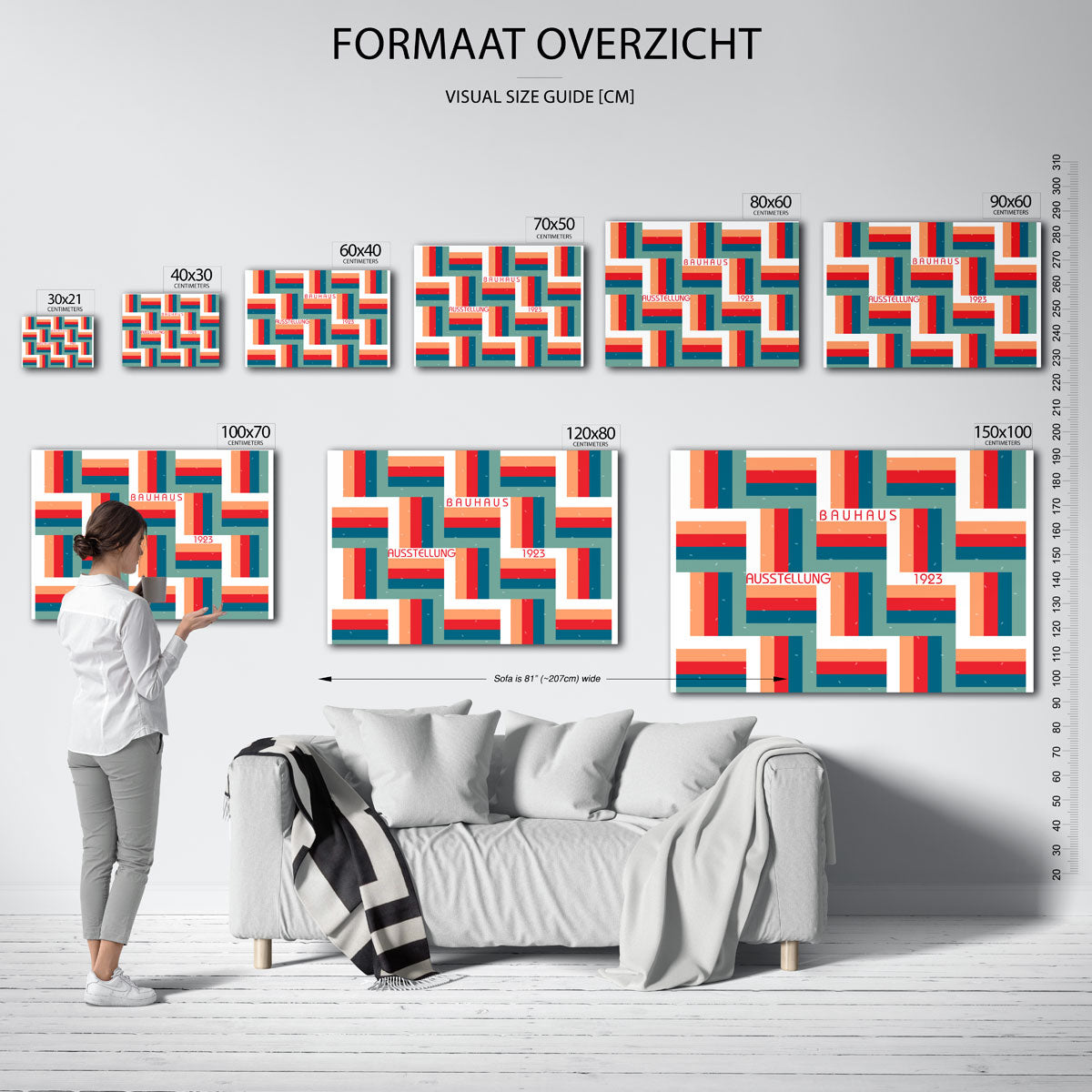 Vorm en kleur Poster