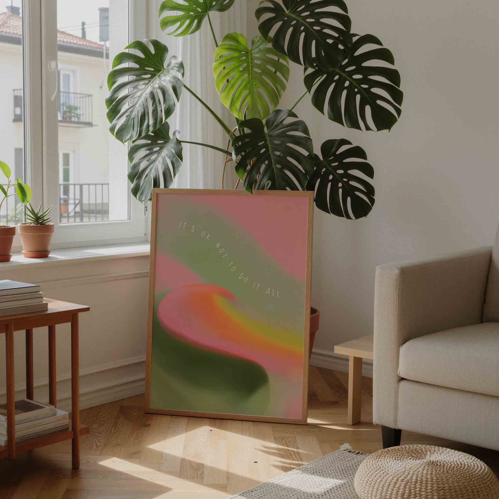 Abstracte kleurencompositie Poster