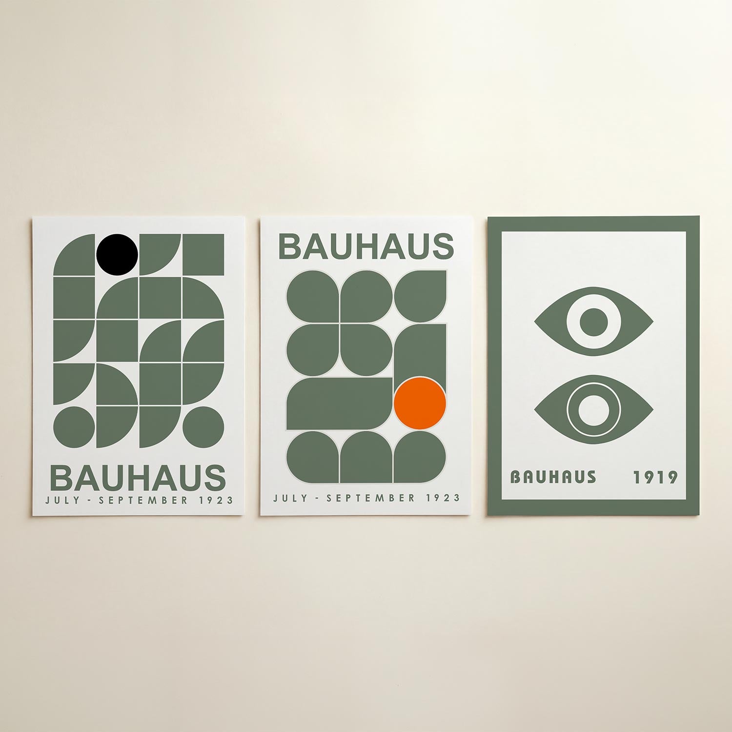 Vorm en kleurenspel Posterset