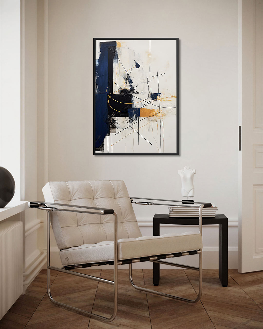 Geometrische lijnen Kunstwerk