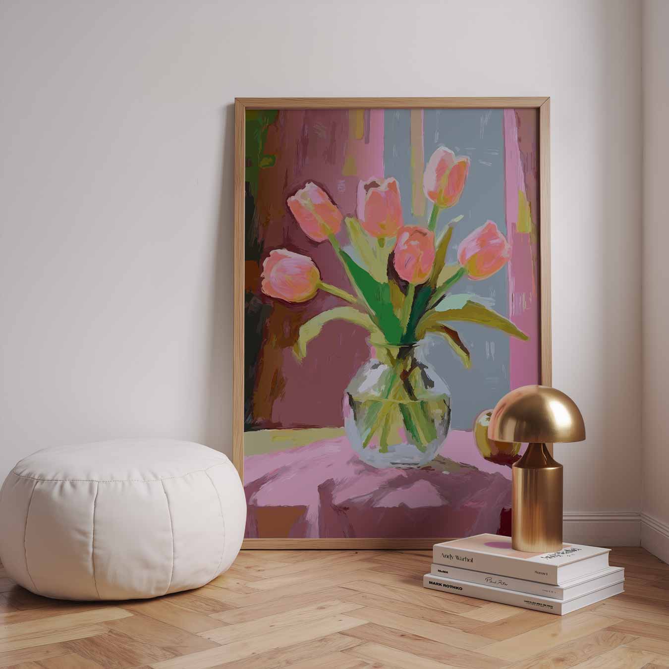 Bloemenpracht Tulpen Poster-WallArtistic