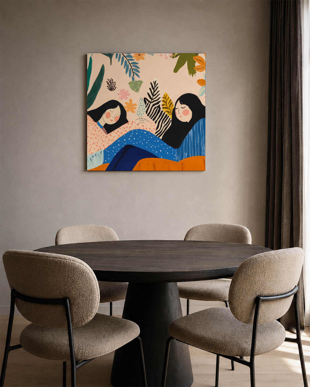 Dromerige figuren Kunstwerk