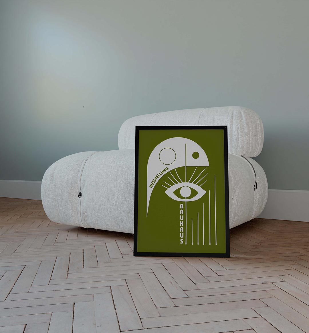 Oog en lijnen Poster