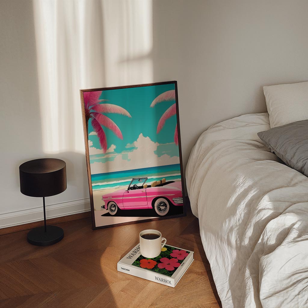 Zomerse Stranddag Poster-WallArtistic