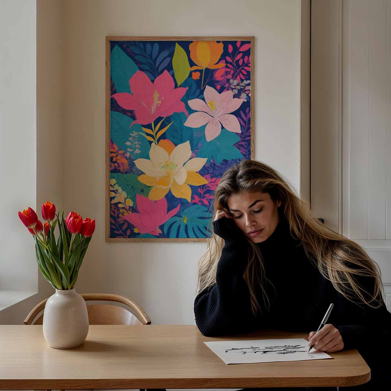 Bloemenpracht Poster-WallArtistic