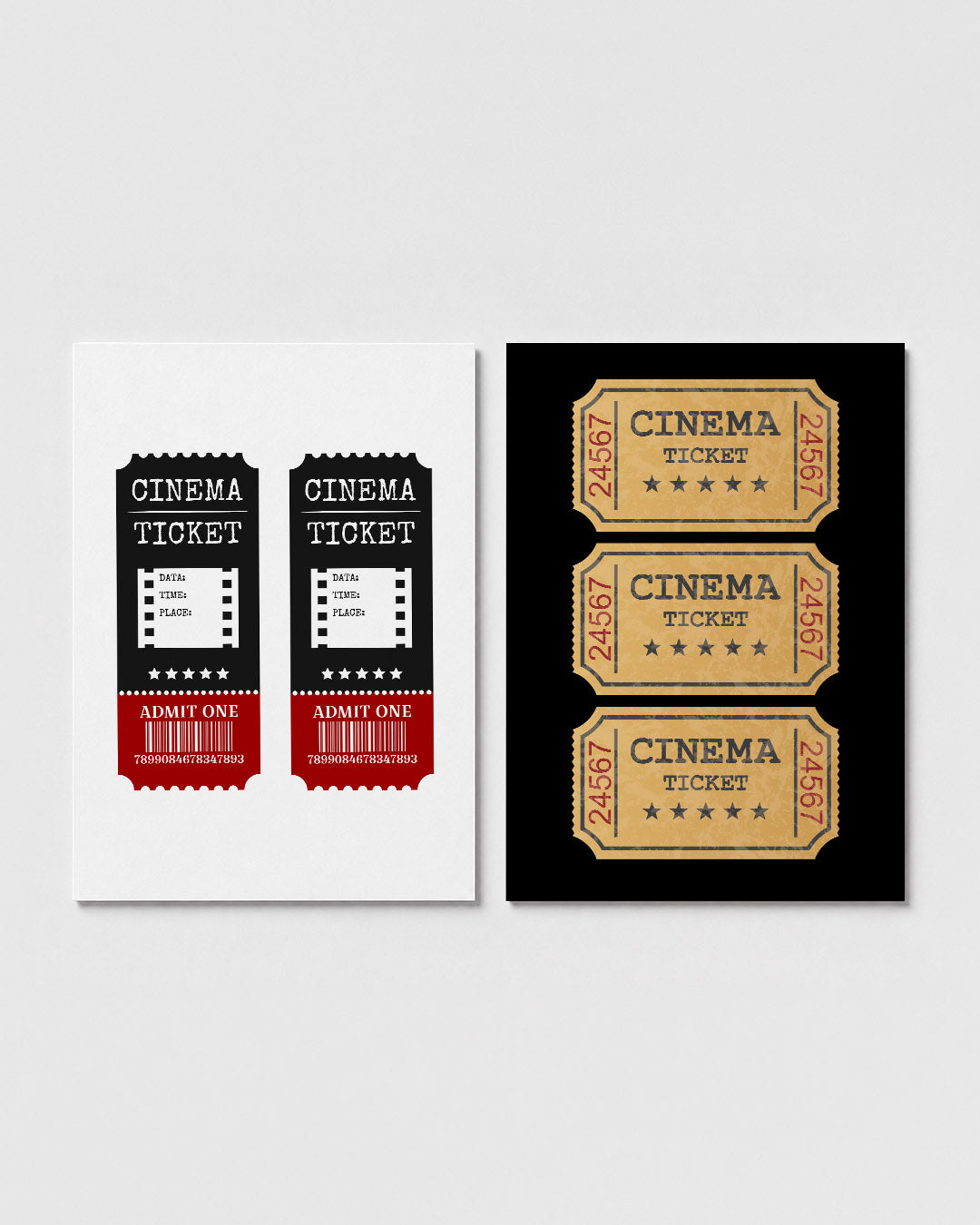 Filmkaartjes duo Posterset