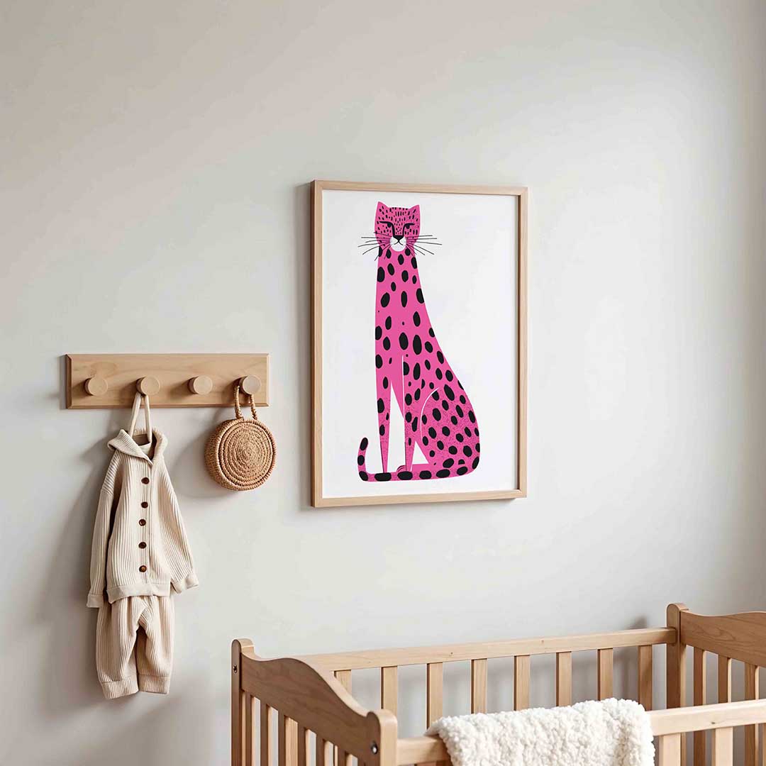 Roze luipaard Poster