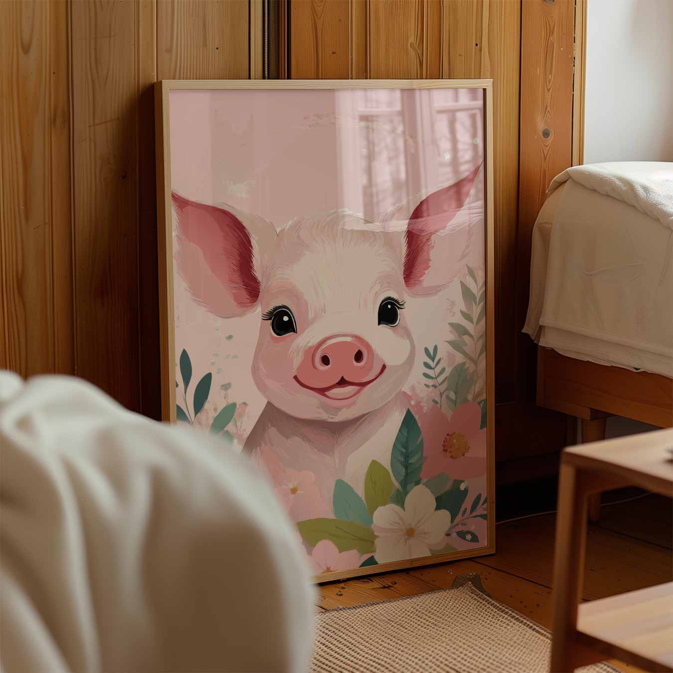 Vrolijke Varkentjes Poster-WallArtistic