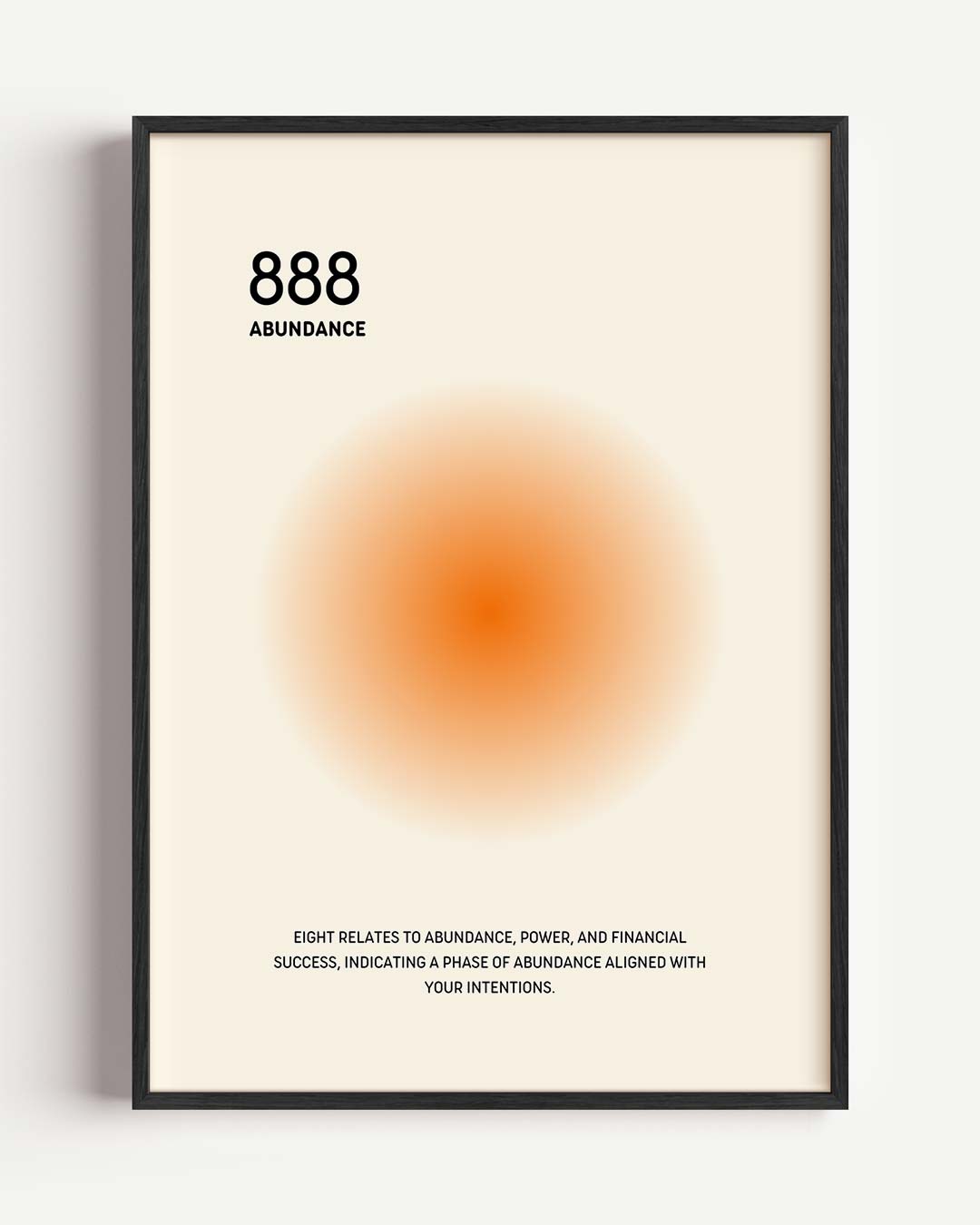Inspirerende 888 Abundance Poster-WallArtistic