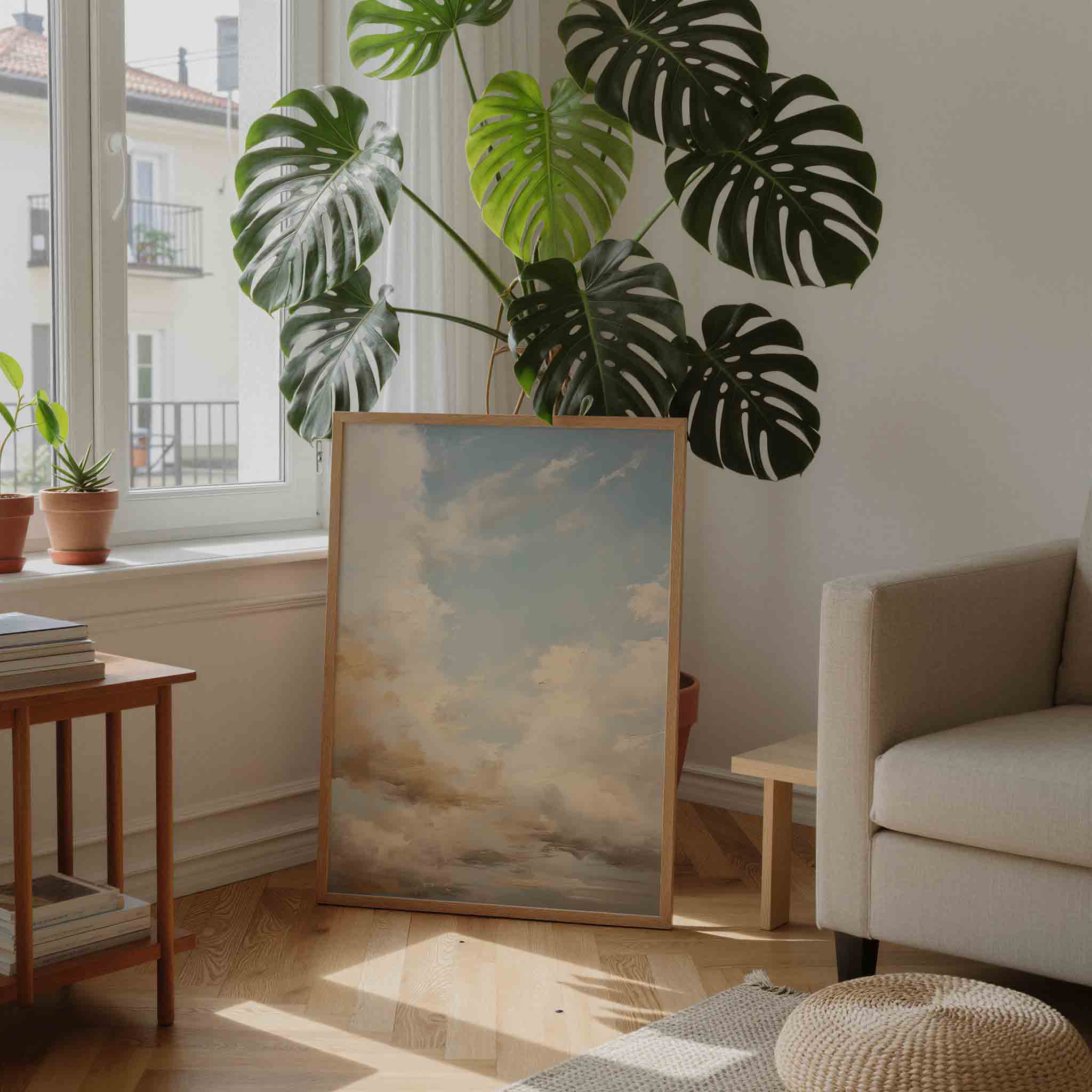 Lucht en wolken Poster