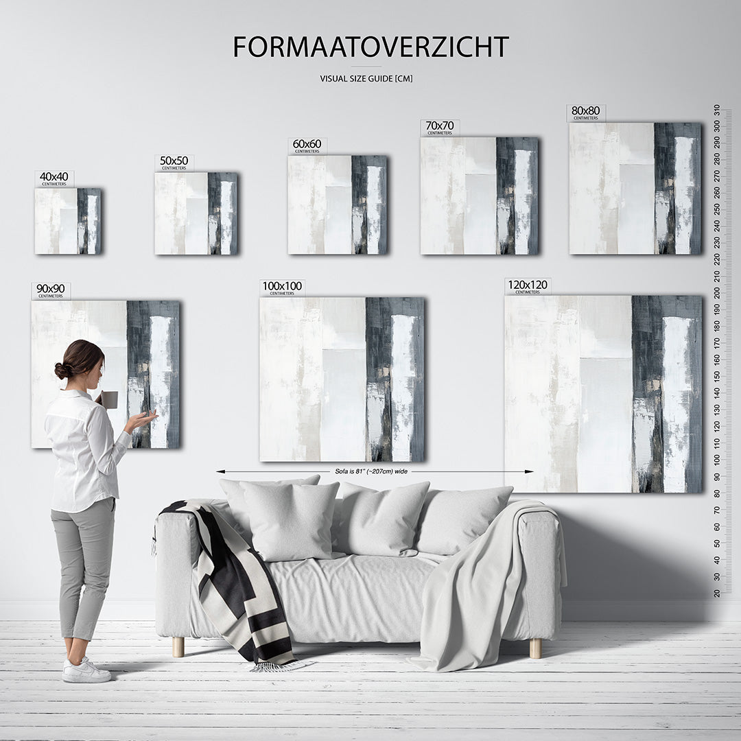 Gelaagde texturen Kunstwerk