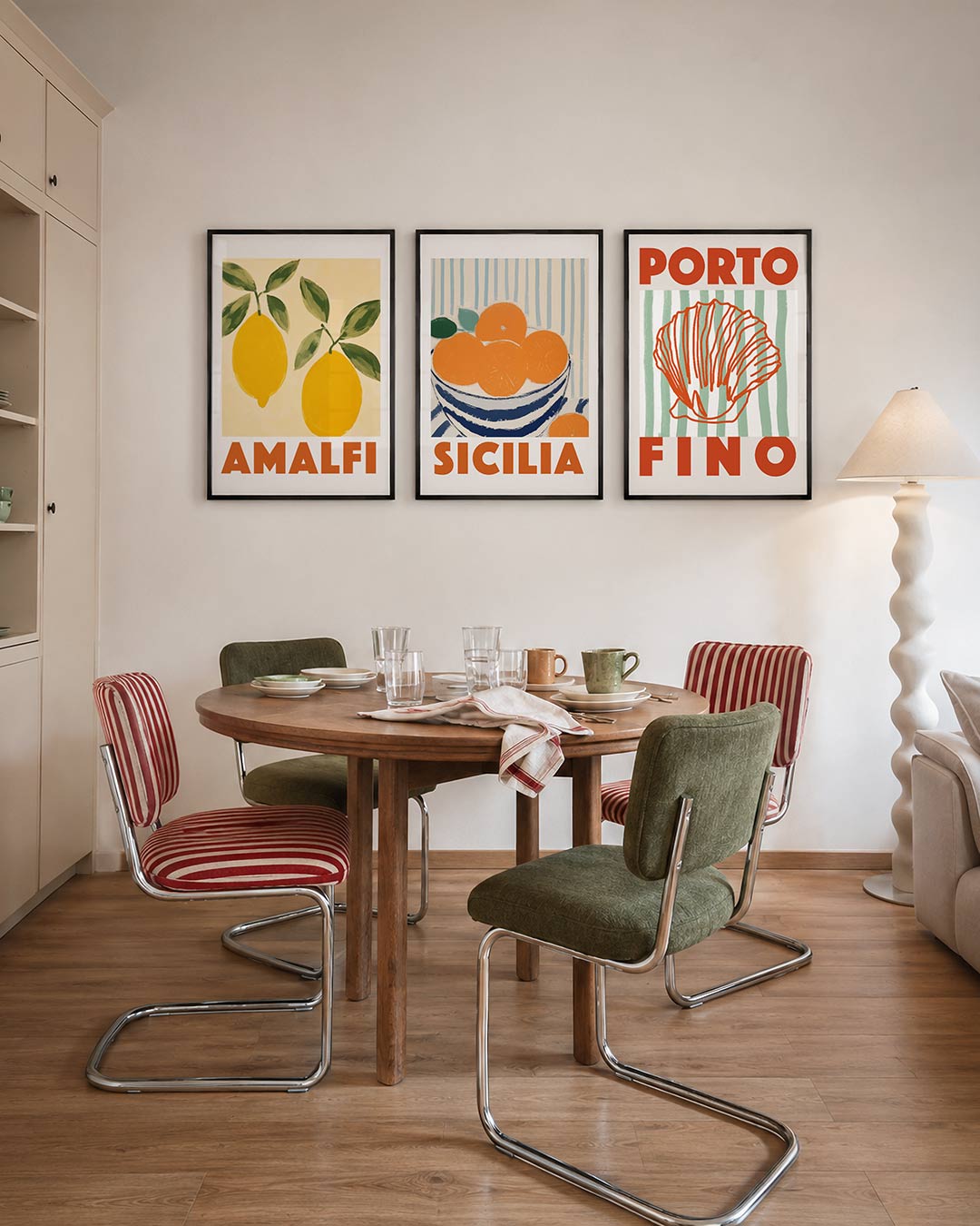 Citroenkleurenspel Posterset